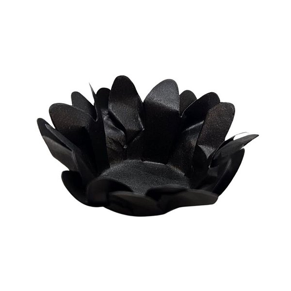 Forminha Para Doces Finos - Margaridinha Preto - 30 unidades - Floretta Fest - Rizzo