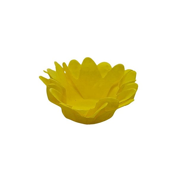 Forminha Para Doces Finos - Margaridinha Amarelo Ouro - 30 unidades - Floretta Fest - Rizzo