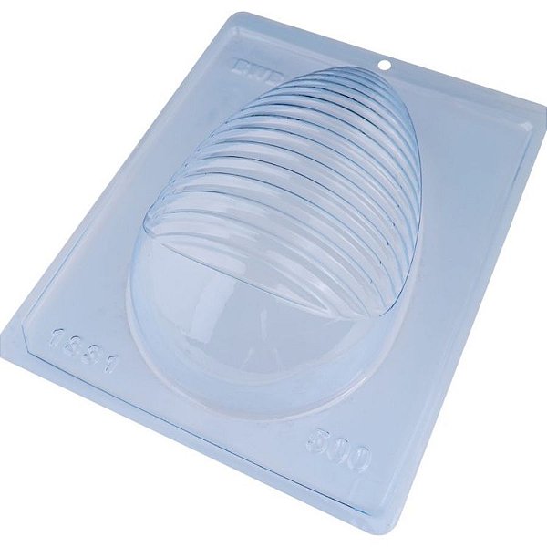 Forma de Acetato Especial Ovo Detalhado Arredondado 500g - Ref.1331 - 1 unidade - BWB - Rizzo