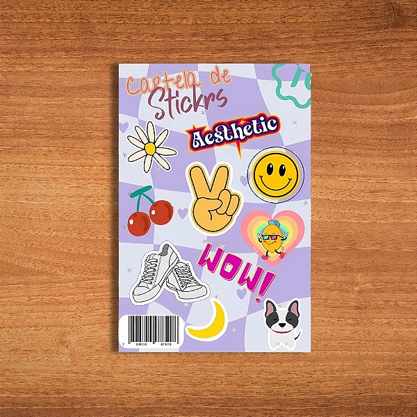 Cartela Cool - 8 Adesivos - 10x15cm - 1 unidade - Stickr - Rizzo