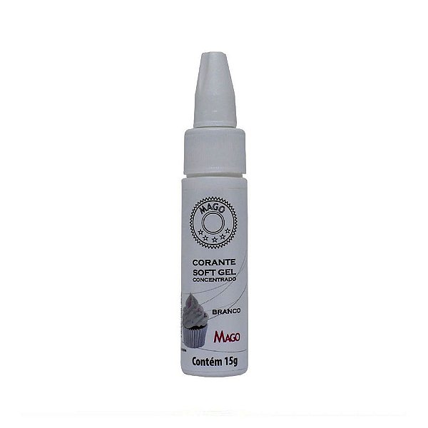 Corante SoftGel Branco 15g Mago
