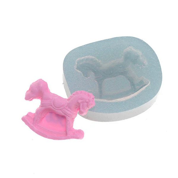 Molde de Silicone Cavalinho de Balanço - Ref. 306 - 1 unidade - Flexarte - Rizzo