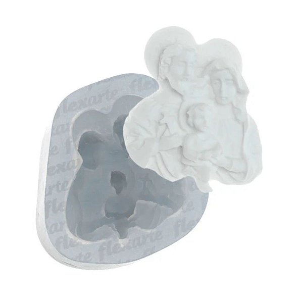 Molde de Silicone Sagrada Família - Ref. 796 - 1 unidade - Flexarte - Rizzo