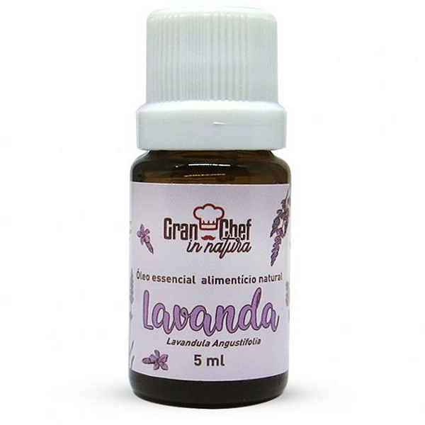 Óleo Essencial Alimentício Natural Lavanda 5ml GranChef