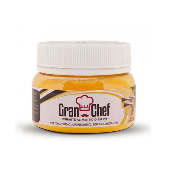 Corante em pó lipossoluvel amarelo 30g Granchef