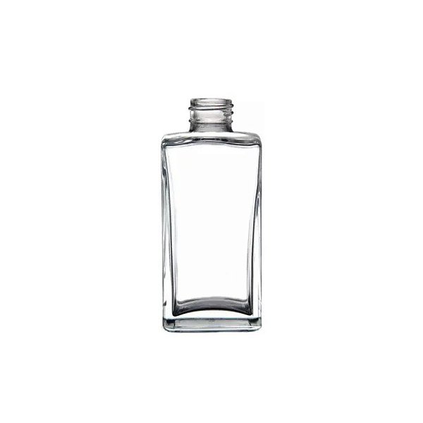 Frasco Para Perfumaria De Vidro Square - Transparente - Rosca 28/410 - 250ml - 1 unidade - Rizzo
