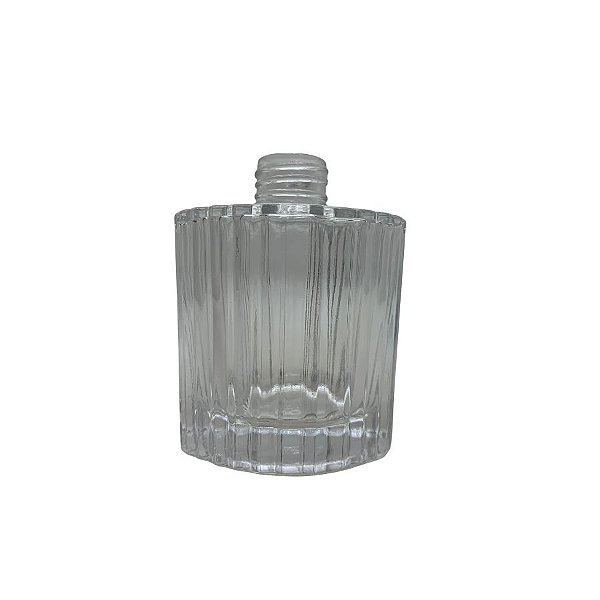 Frasco Para Perfumaria de Vidro Napoli sem Tampa -  200ml - Rosca 28/410 - 1 unidade - Rizzo