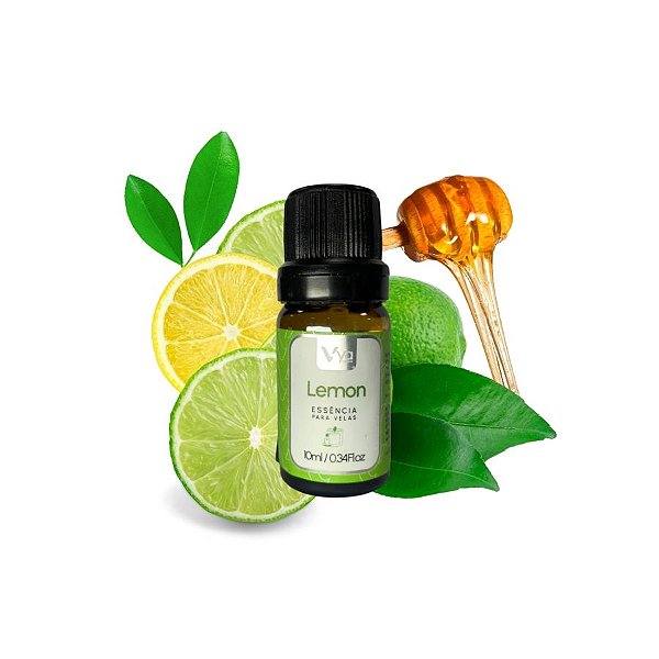 Essência Para Vela de Areia - Lemon - 10ml - 1 unidade - Vya - Rizzo