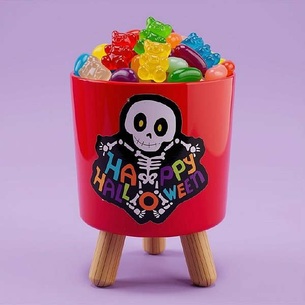 Cachepot - Happy Halloween - 15x12cm - 1 unidade - Rizzo