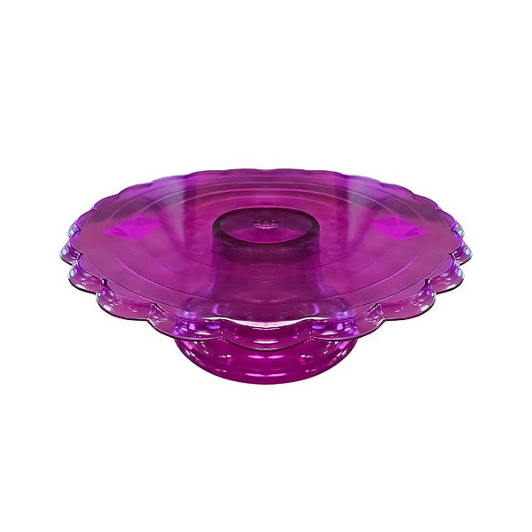 Boleira De Plástico - Roxo Cristal - 22x8cm - 1 unidade - Rizzo