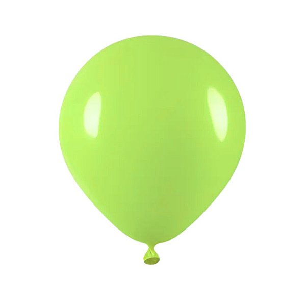 Balão de Festa Redondo Profissional Látex Liso - Lemon - 1 unidade - Art-Latex - Rizzo