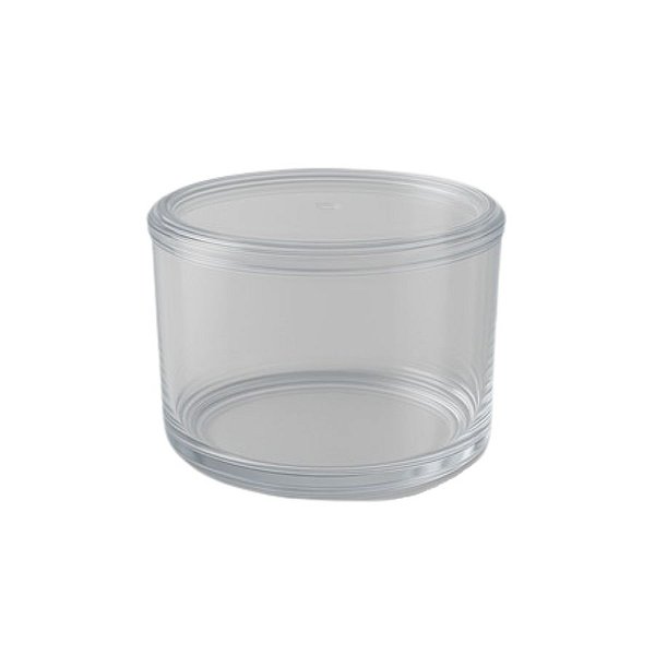 Caixa Acrílica Transparente Redonda - 10x10cm - 1 unidade - Rizzo