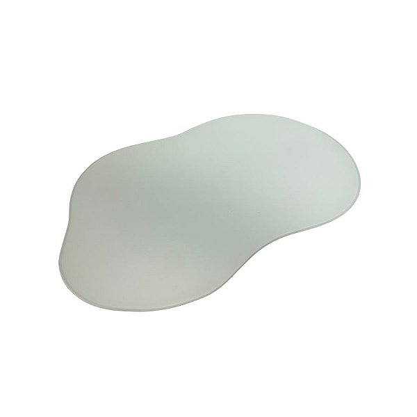 Bandeja Mesa Orgânica Com Pé - Branco - 20x30cm - 1 unidade - Rizzo