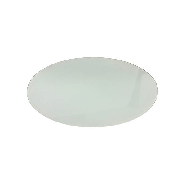Bandeja Mesa Disco Com Pé - Branco - 19cm - 1 unidade - Rizzo