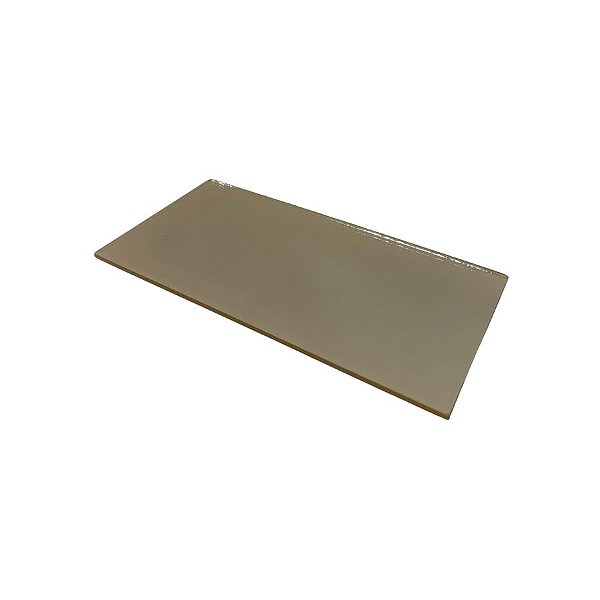 Bandeja Mesa Retangular Com Pé - Ouro - 10x20cm - 1 unidade - Rizzo