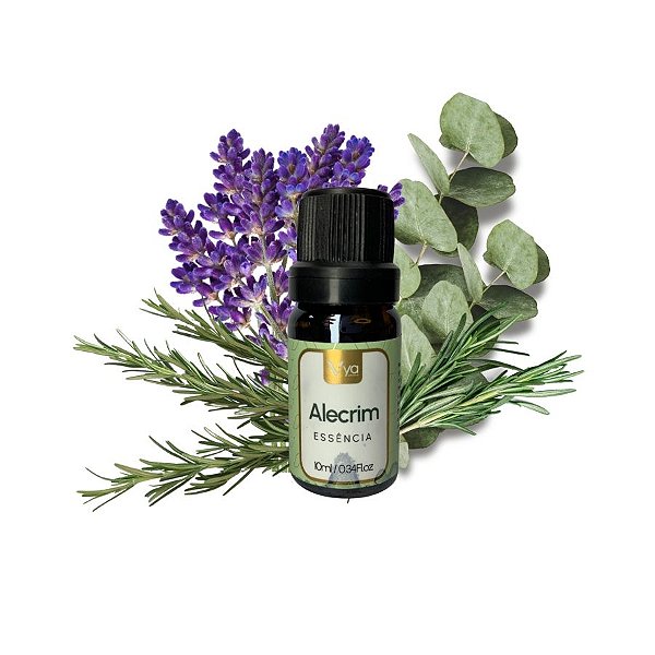 Essência Para Aromatizador Elétrico - Alecrim - 10ml - 1 unidade - Vya - Rizzo