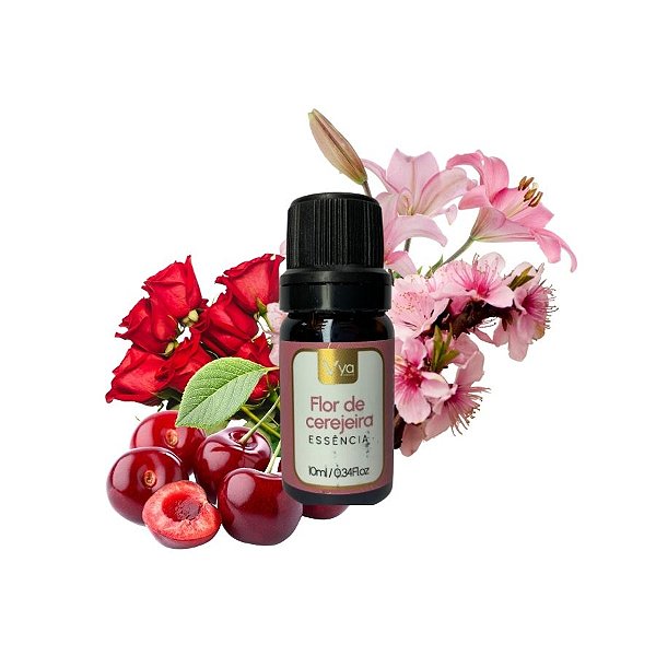 Essência Para Aromatizador Elétrico - Flor De Cerejeira - 10ml - 1 unidade - Vya - Rizzo