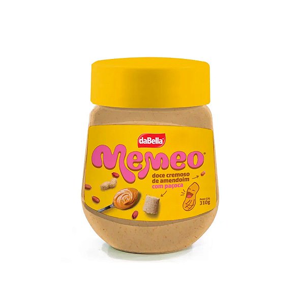 Doce Cremoso de Amendoim com Paçoca - Memeo 310g - 1 unidade - DaBella - Rizzo