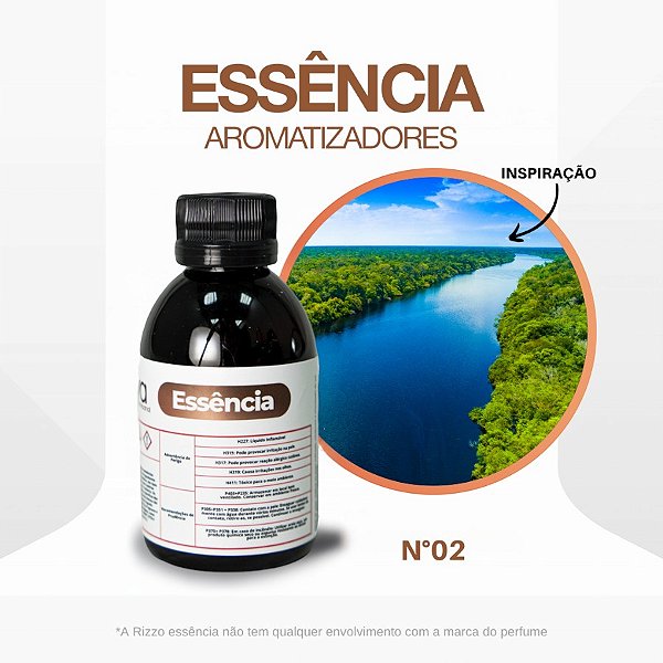 Essência Acqua Brasilis Concentrada para Ambientes N°02 - 100 g - 1 unidade - Rizzo