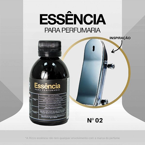 Essência 212 Heroes Concentrada para Perfumaria N°02 - 100g - 1 unidade - Rizzo