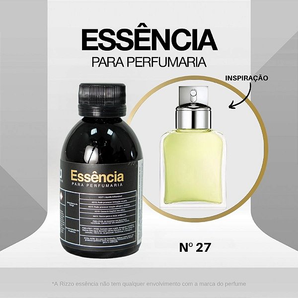 Essência Eternity Masc Concentrada para Perfumaria N°27 - 100g - 1 unidade - Rizzo