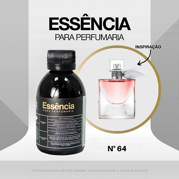 Essência Vida Bela Concentrada para Perfumaria N°64 - 100g - 1 unidade - Rizzo