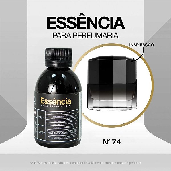 Essência XS Black Masc Concentrada para Perfumaria N°74 - 100g - 1 unidade - Rizzo