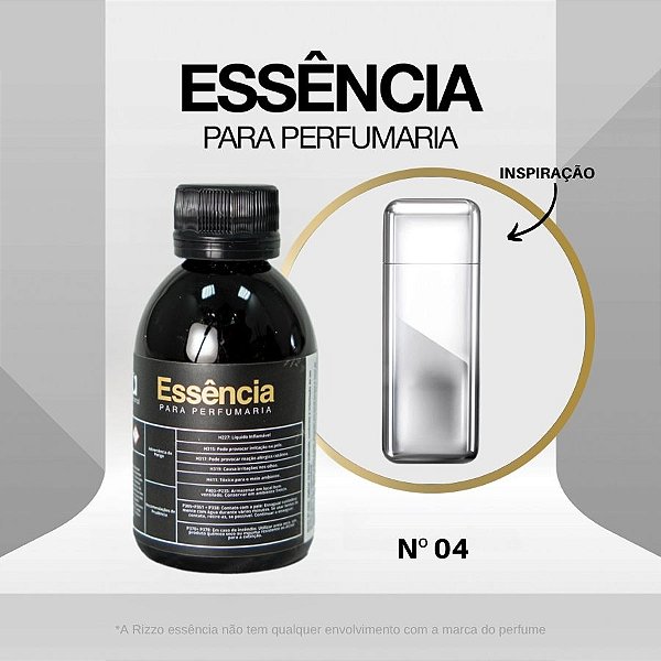 Essência 212 Vip Masc Concentrada para Perfumaria N°04 - 100g - 1 unidade - Rizzo