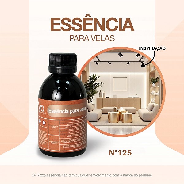 Essência Zocco Store Concentrada Para Velas N°125 - 100g - 1 unidade - Vya - Rizzo