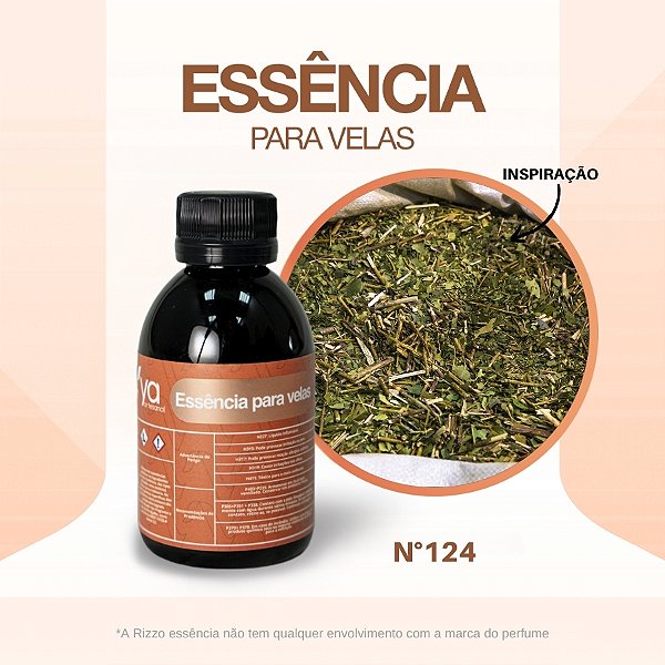 Essência Yerba Mate Concentrada Para Velas N°124 - 100g - 1 unidade - Vya - Rizzo