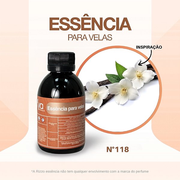 Essência Vanila Flower Concentrada Para Velas N°118 - 100g - 1 unidade - Vya - Rizzo