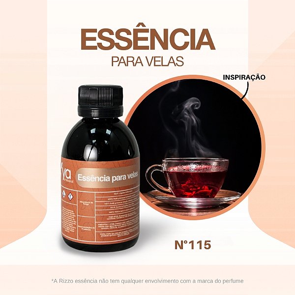 Essência Smoked Tea Concentrada Para Velas N°115 - 100g - 1 unidade - Vya - Rizzo
