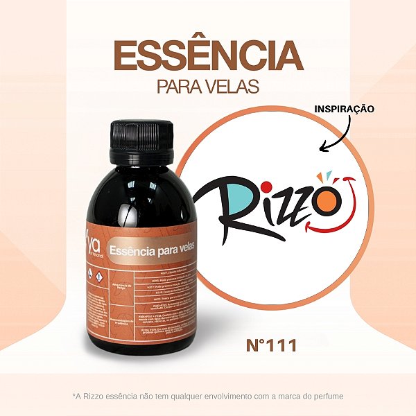 Essência Rizzo Velas Concentrada Para Velas N°111 - 100g - 1 unidade - Vya - Rizzo