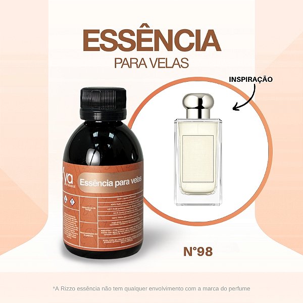 Essência P Noir Concentrada Para Velas N°98 - 100g - 1 unidade - Vya - Rizzo