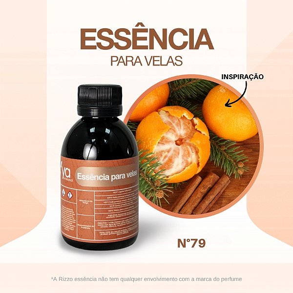 Essência Mandarim Canele Concentrada Para Velas N°79 - 100g - 1 unidade - Vya - Rizzo