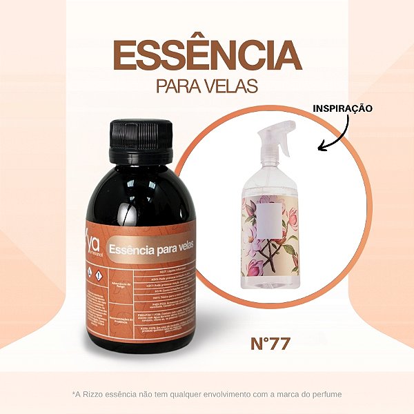 Essência Magnólia Pacífica Concentrada Para Velas N°77 - 100g - 1 unidade - Vya - Rizzo