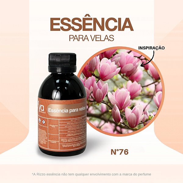 Essência Magnólia Concentrada Para Velas N°76 - 100g - 1 unidade - Vya - Rizzo