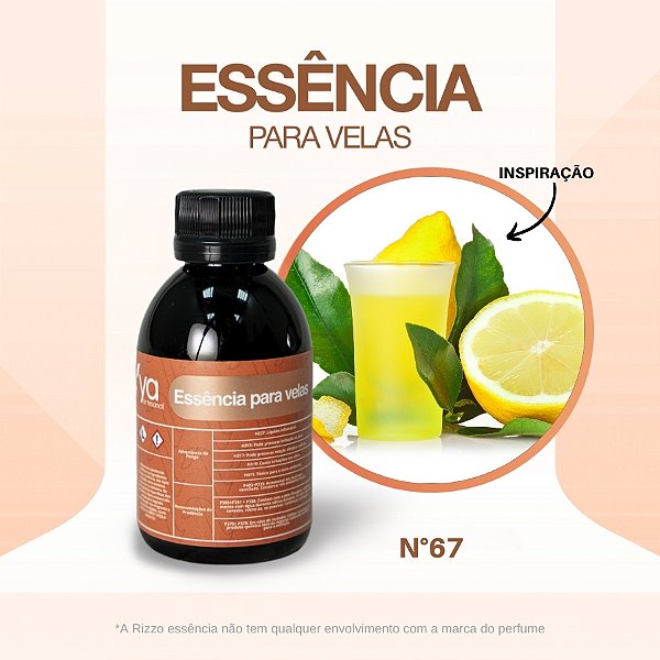 Essência Limoncello Concentrada Para Velas N°67 - 100g - 1 unidade - Vya - Rizzo