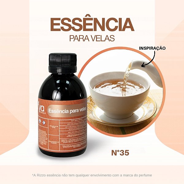 Essência Chá Branco Concentrada Para Velas N°35 - 100g - 1 unidade - Vya - Rizzo