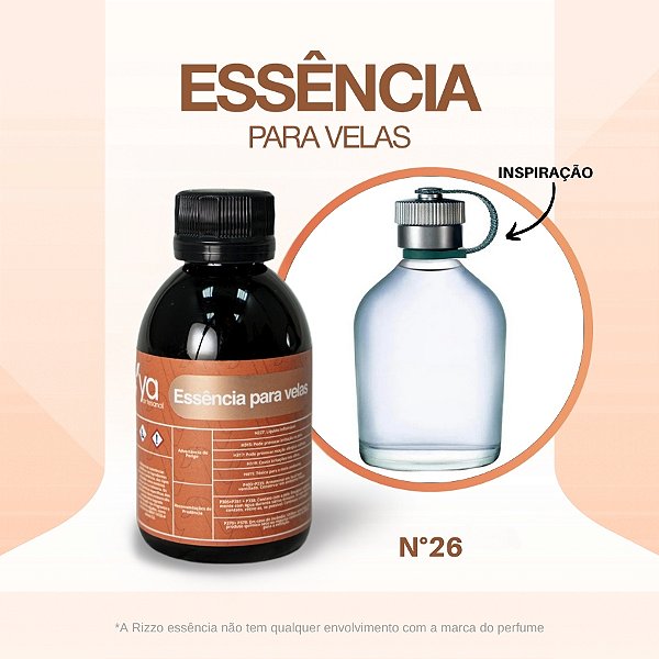 Essência Cantil Concentrada Para Velas N°26 - 100g - 1 unidade - Vya - Rizzo