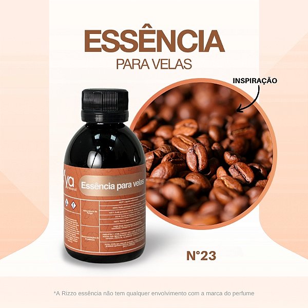Essência Café Torrado Concentrada Para Velas N°23 - 100g - 1 unidade - Vya - Rizzo