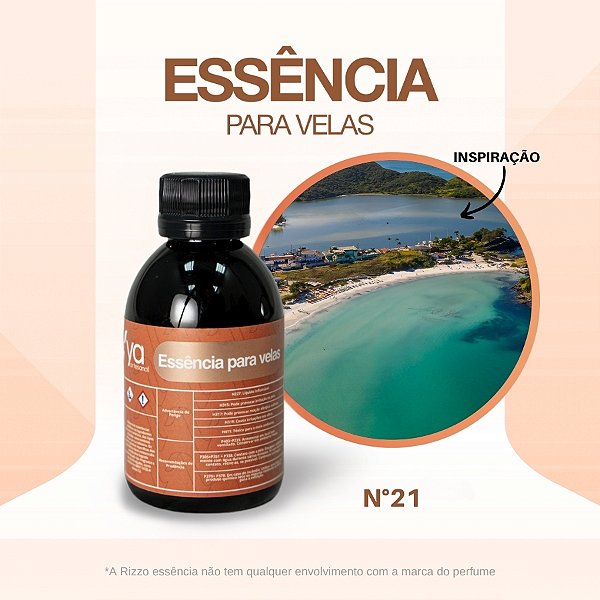 Essência Cabo Frio Concentrada Para Velas N°21 - 100g - 1 unidade - Vya - Rizzo