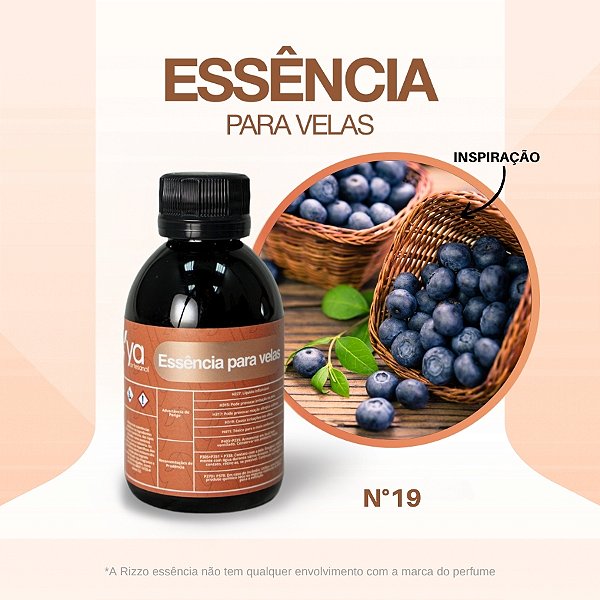 Essência Blueberry Concentrada Para Velas N°19 - 100g - 1 unidade - Vya - Rizzo