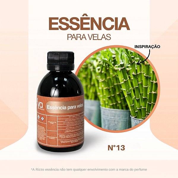 Essência Bamboo Oil Concentrada Para Velas N°13 - 100g - 1 unidade - Vya - Rizzo