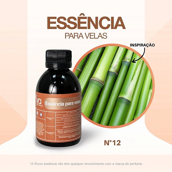 Essência Bamboo MM Lipo Concentrada Para Velas N°12 - 100g - 1 unidade - Vya - Rizzo