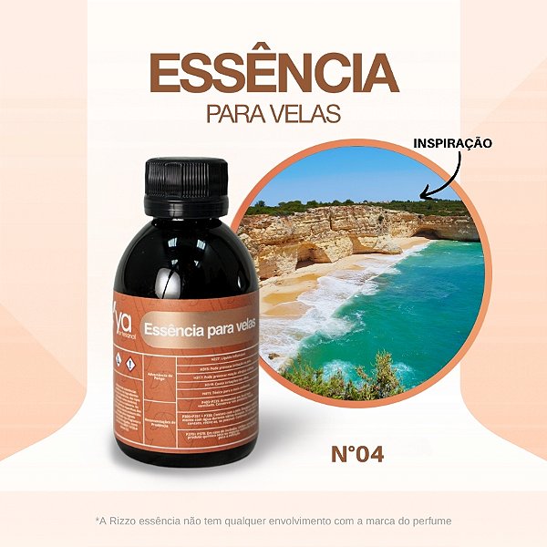 Essência Algarve Cold Concentrada Para Velas N°04 - 100g - 1 unidade - Vya - Rizzo