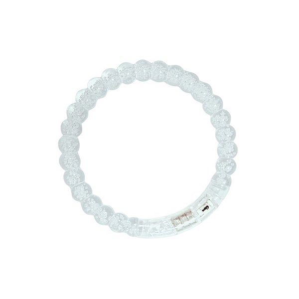 Pulseira Neon com LED - Transparente - 1 unidade - Rizzo