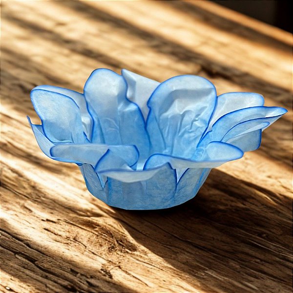 Forminha Para Doces Finos - Lírio Azul Claro - 40 unidades - Decora Doces - Rizzo