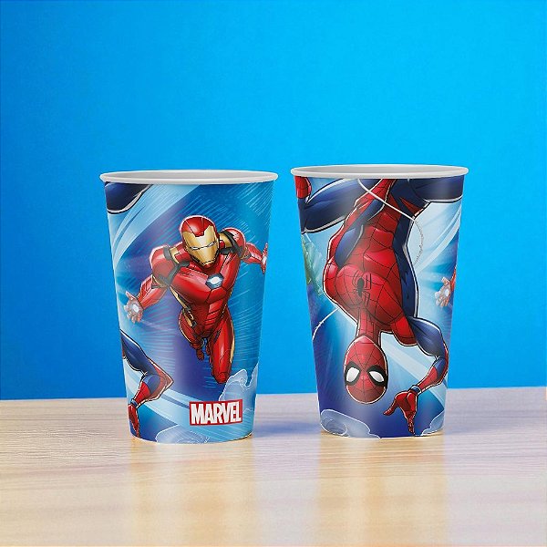 Copo de Papel - Vingadores - 180ml - 8 unidades - Disney Original - Rizzo
