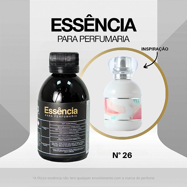 Essência Fleur Blanche Concentrada Para Perfumaria N°26 - 100g - 1 unidade - Vya - Rizzo